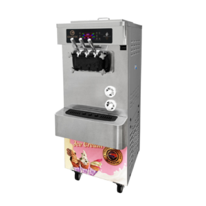 Máquina de helados soft DK340 trisabor,acero inoxidable.