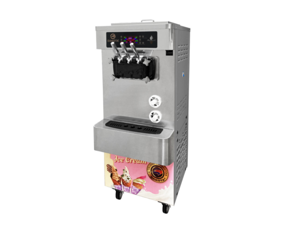 Máquina de helados soft DK340 trisabor,acero inoxidable.